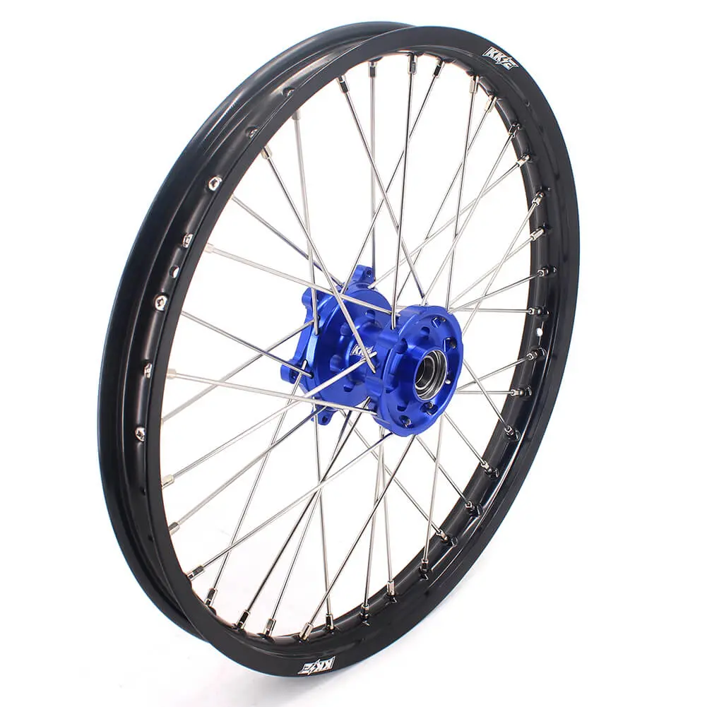 Kke 21"×1.6 Front Wheel For Yamaha Yz250f Yz450f Yz125 Yz250 Blue Hub 2