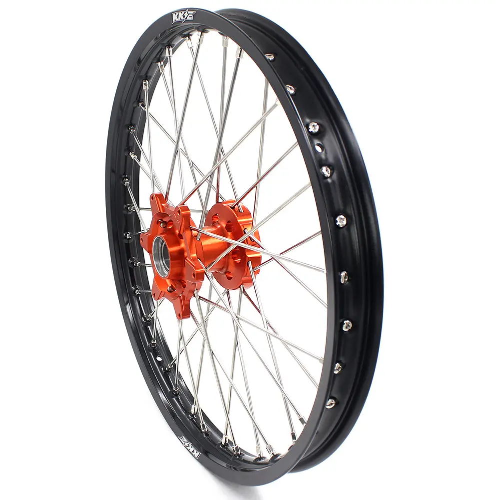 Kke 21×1.6 Front Spoked Wheel Rim For Ktm Sx Sxf Xcw Xcf Xc Exc Excf Excw 125-530Cc 2003-2025 2