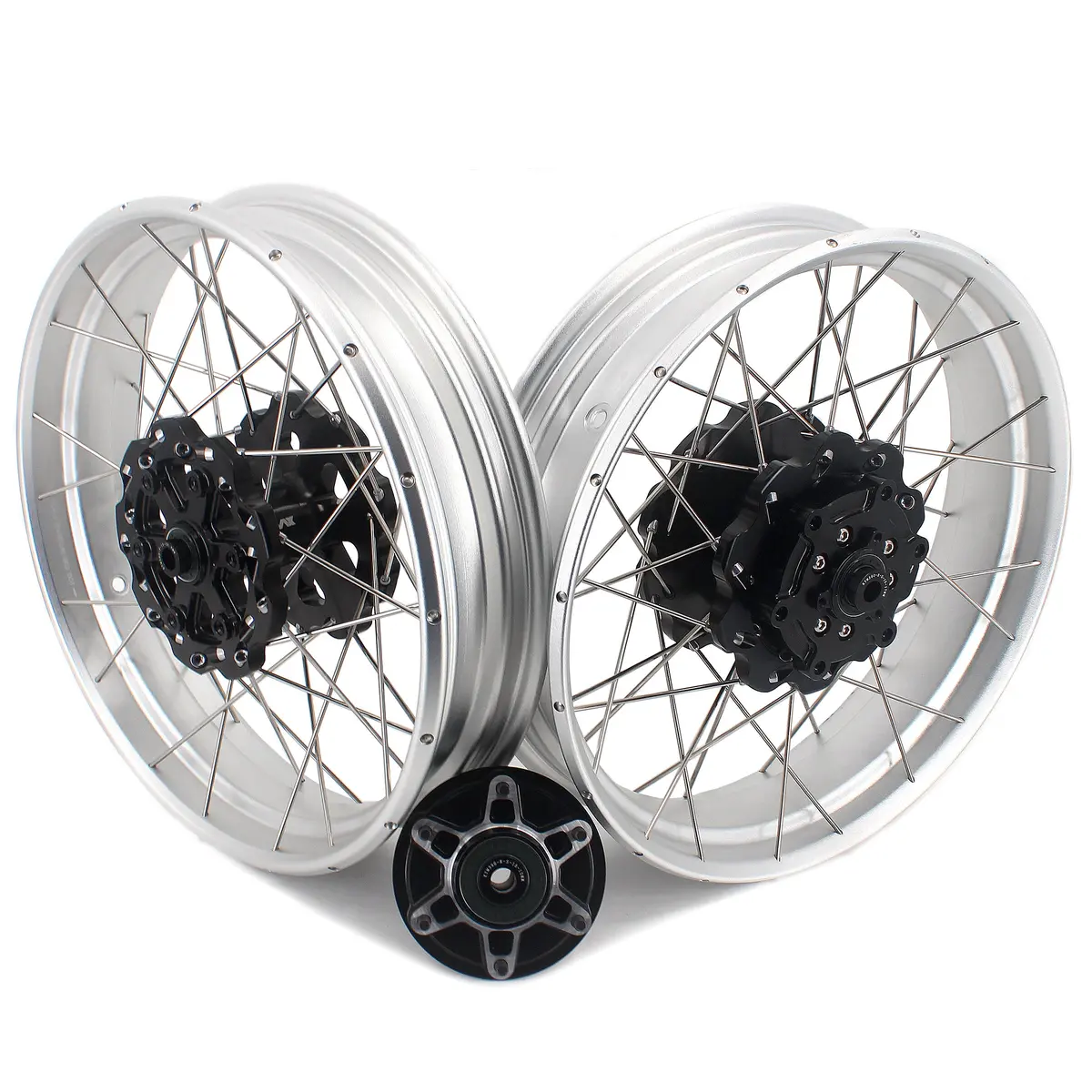 Vmx 17 Inch Spoked Aluminum Tubeless Wheels Rims For Husqvarna Svartpilen 401 2020-2021 1