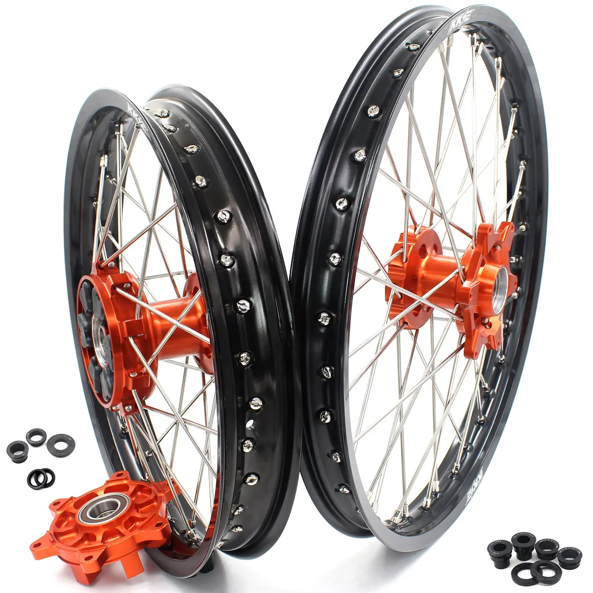Kke 21/18 Cush Drive Rims For Ktm 690 Smc 2008-2011 Enduro-R 690 2009-2022 2