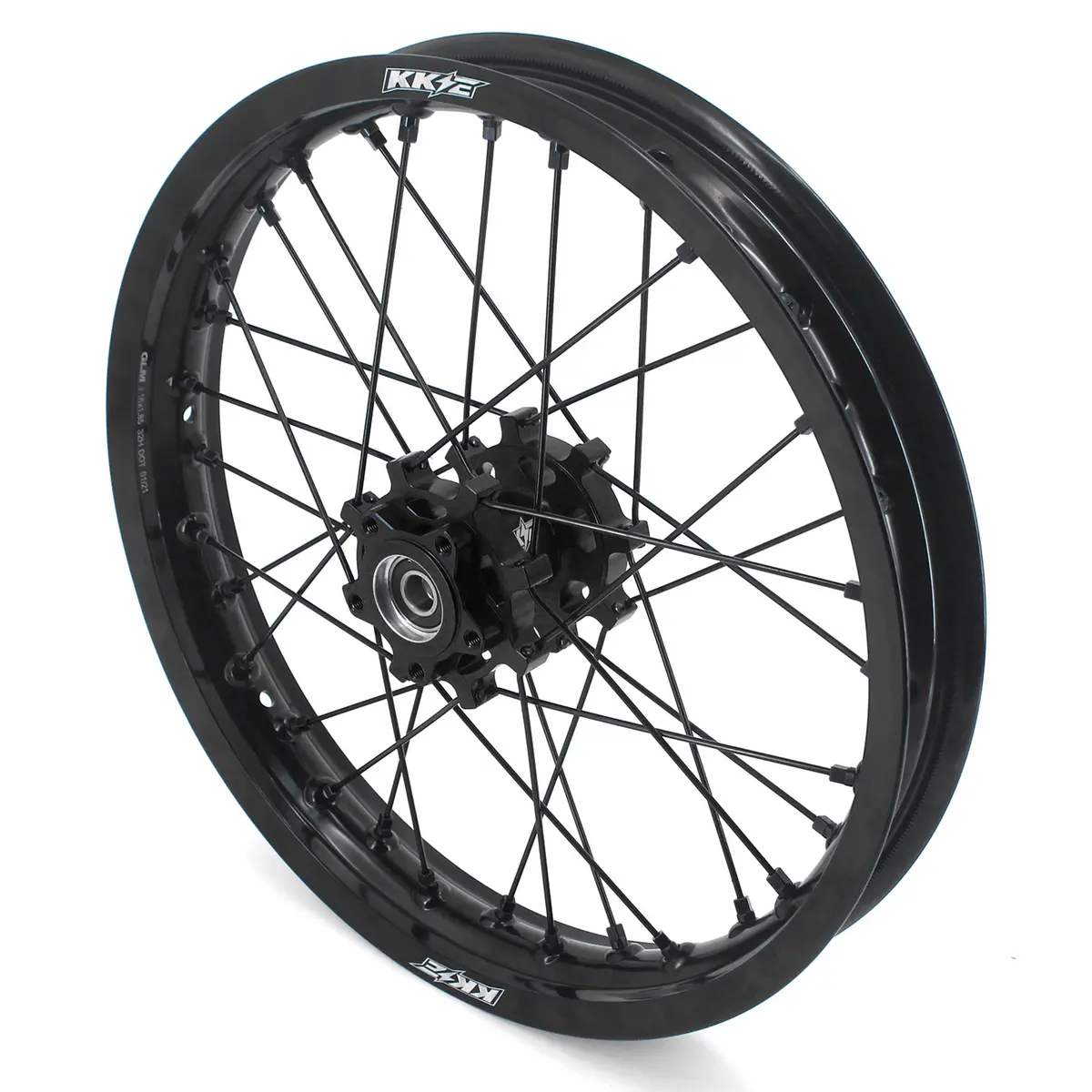 Us Stock Kke 1.85*16" Electric Dirtbike Rear Wheels Rim Fit Surron Light Bee-X 2019-2025 All Black 1