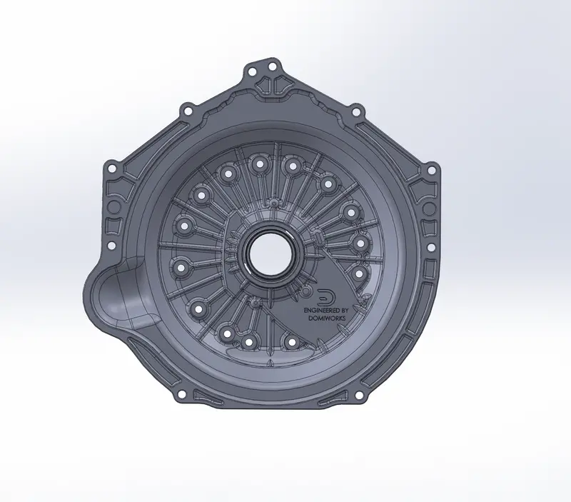 Domiworks Engineering - Chevy Ls/Lt/Sb/Bb Ultim8hp Bellhousing Kit 1