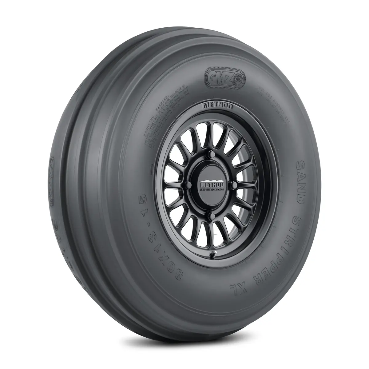 411 Bead Grip® | Matte Black + Sand Stripper Front 30 1