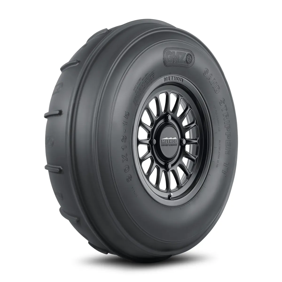 411 Bead Grip® | Matte Black + Sand Stripper Front Tt Xl 30 1