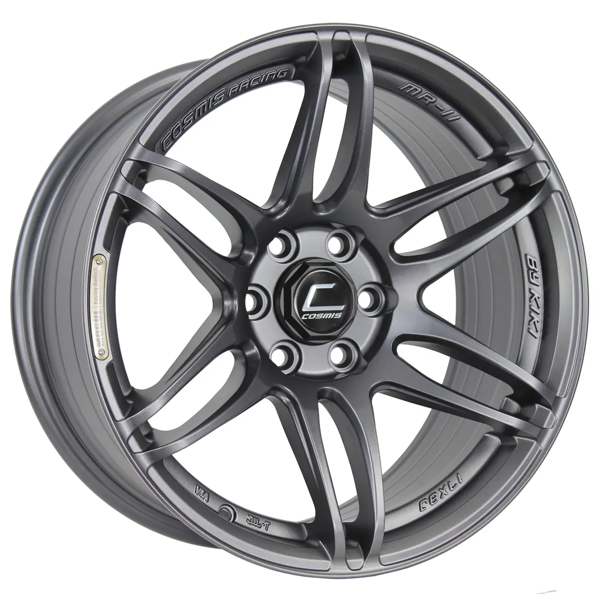 Mrii Matte Gunmetal Wheel 17X8.0 +15 6X114.3 1