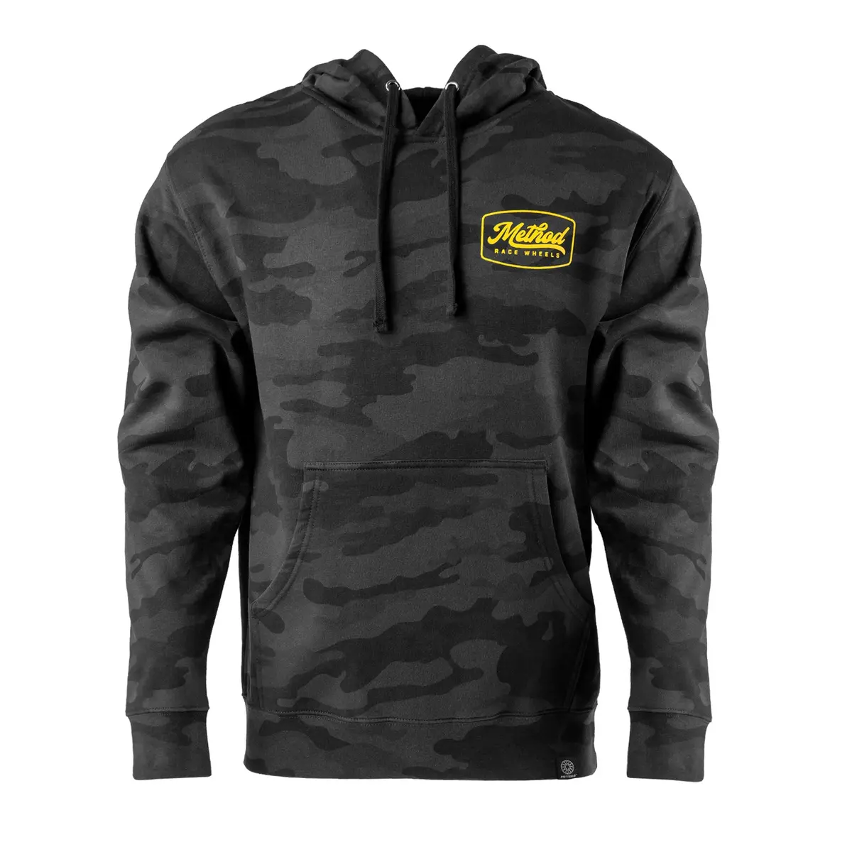 Method Camo Script Badge Pullover Hoodie| Black Camo 1