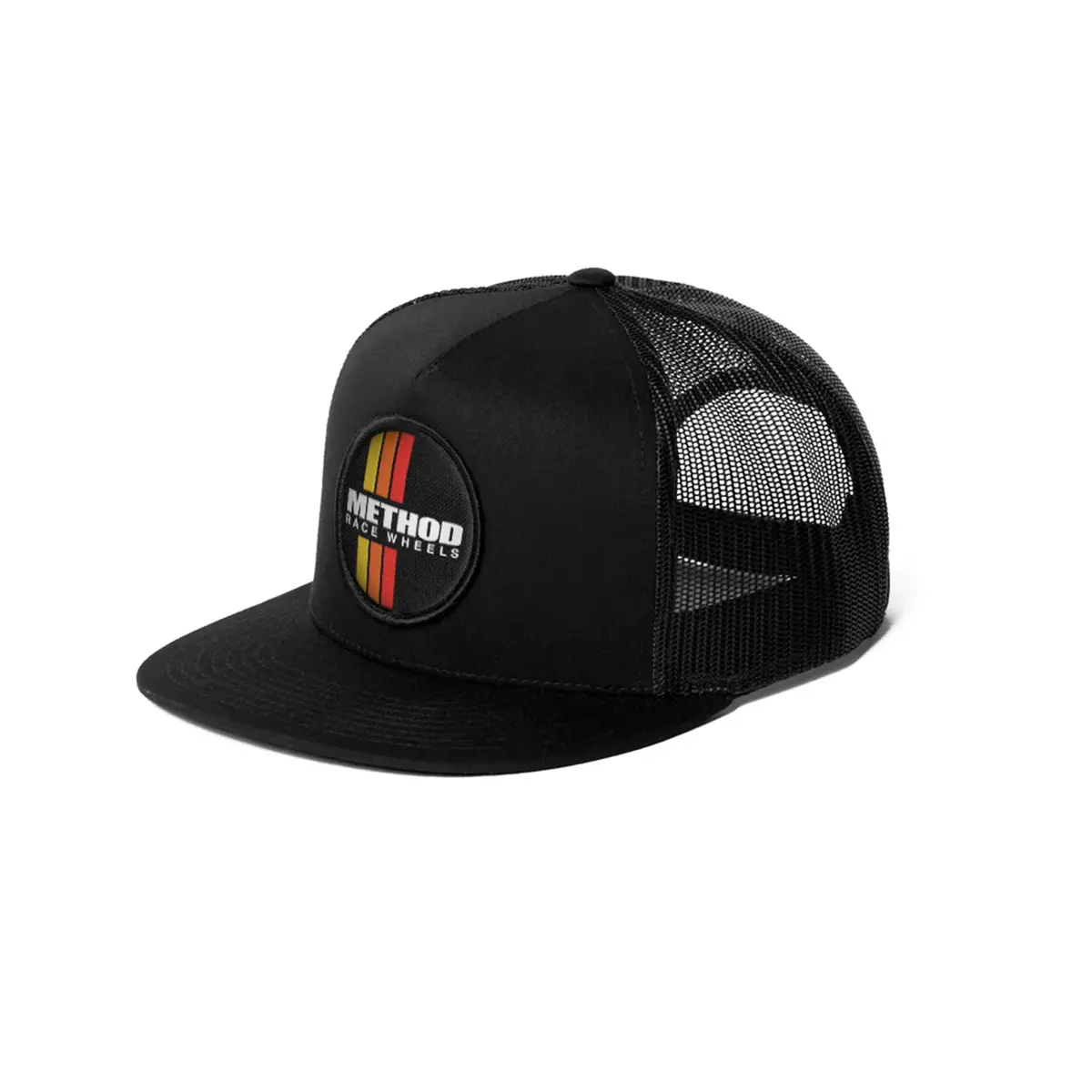 Method Classic Stripes Flatbill Trucker | Snapback | Black 1