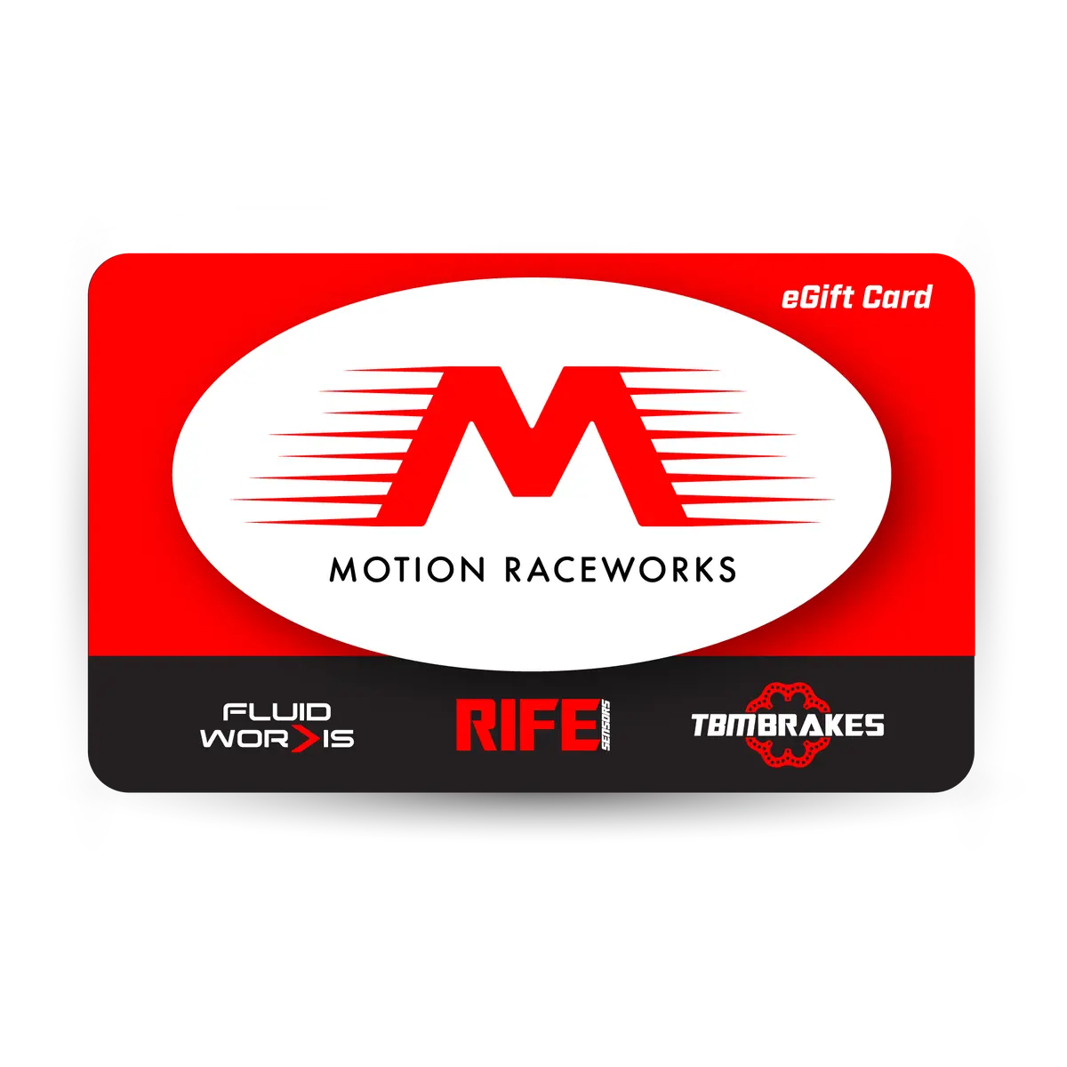 Motion Raceworks Gift Card - Electronic By Email (Choose $10 To 500) 1