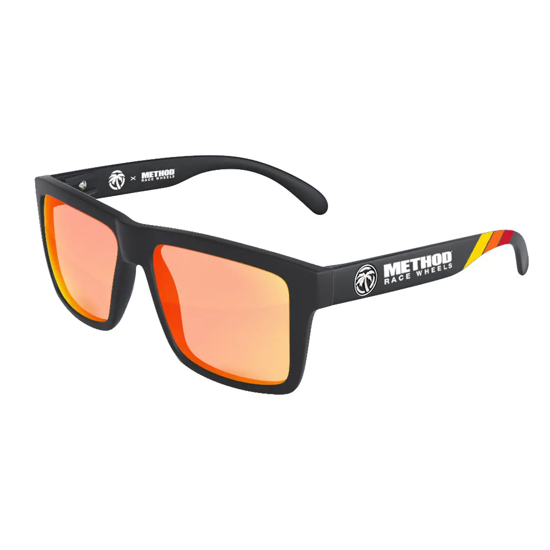 Method Classic Stripes X Heatwave Vise Sunglasses | Black - Sunblast Lenses 1