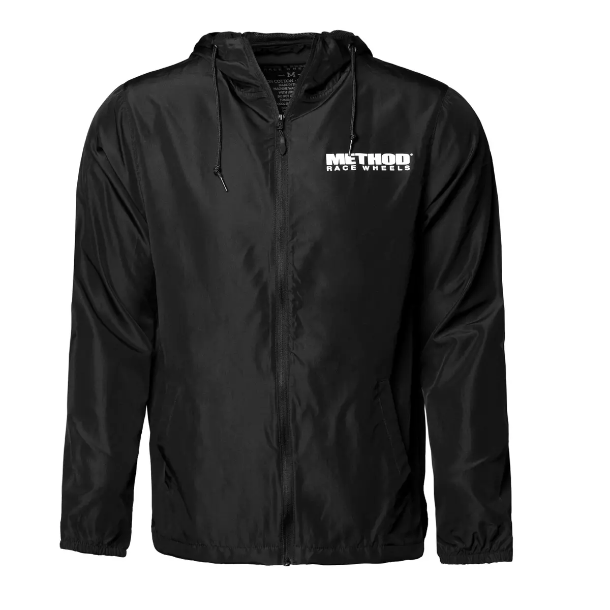 Method Brand Logo Windbreaker | Zip-Up | Black 1