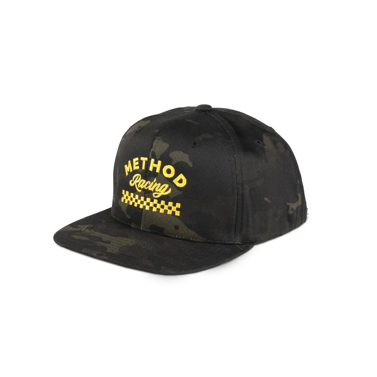 Method Race Shop Flatbill Trucker Hat | Snapback | Black Multicam 1