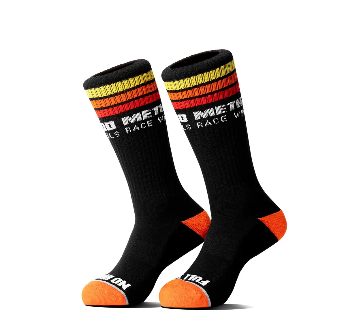 Method Classic Stripes Logo Performance Socks | Black 1
