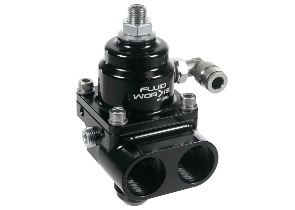 Fluidworks 1-6 Gpm Fuel Pressure Regulator 35-70 Psi Front Loader Fittings 1
