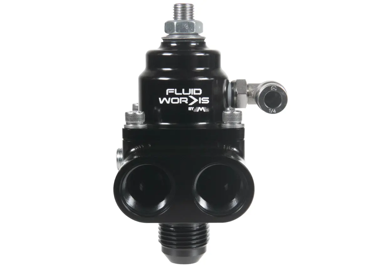 Fluidworks 1-6 Gpm Fuel Pressure Regulator 35-70 Psi Front Loader Fittings 4