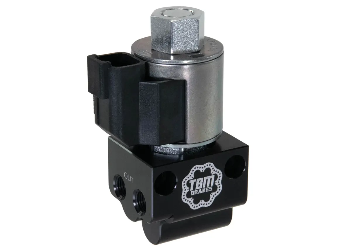 Tbm Brakes Low Amp Line Lock Dual Outlet W/ Pressure Sensor Port 1