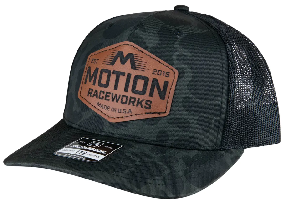 Black Duck Camo Leather Patch Hat: Limited Edition! 1
