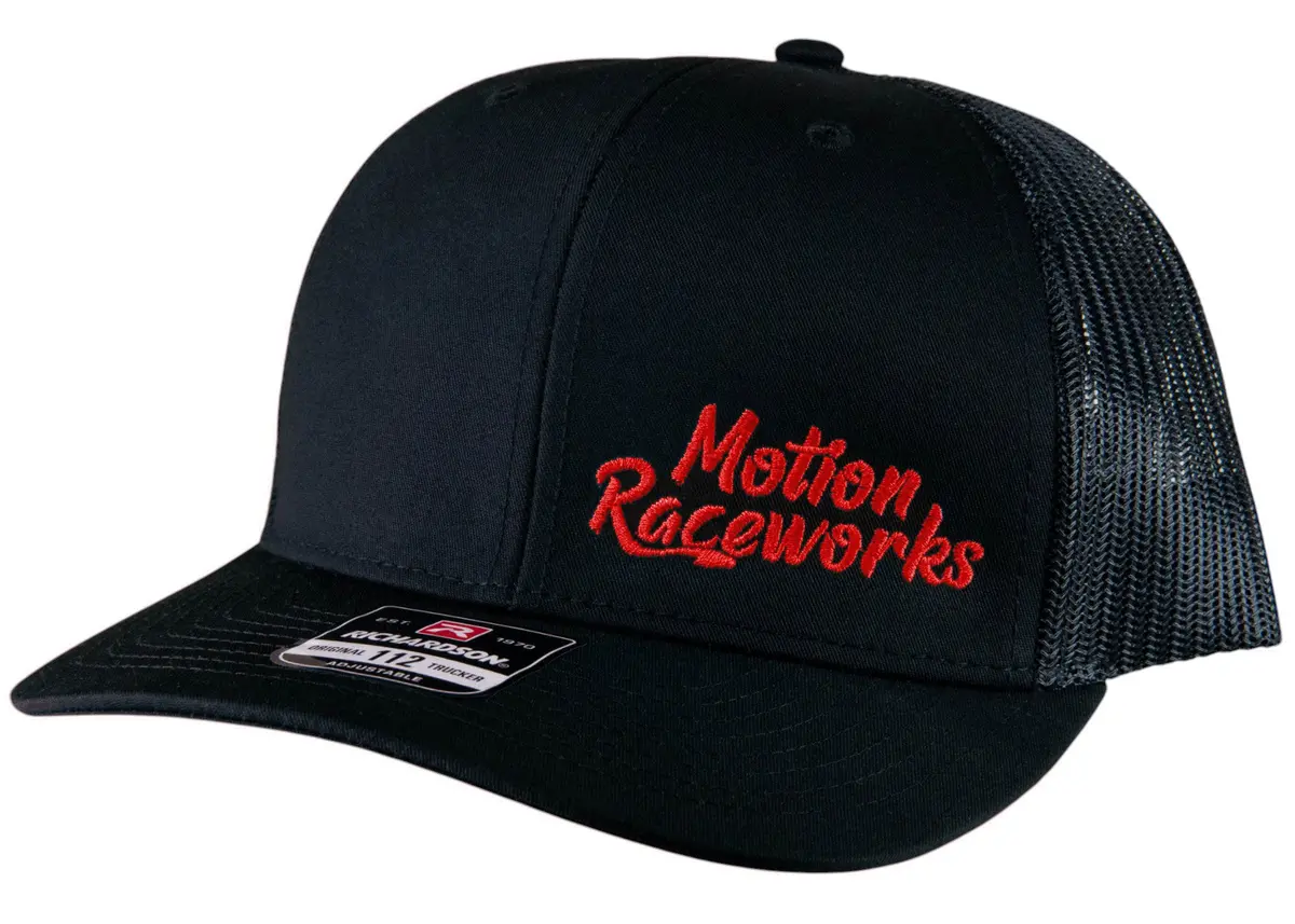 Black & Red Retro Snapback Hat 1