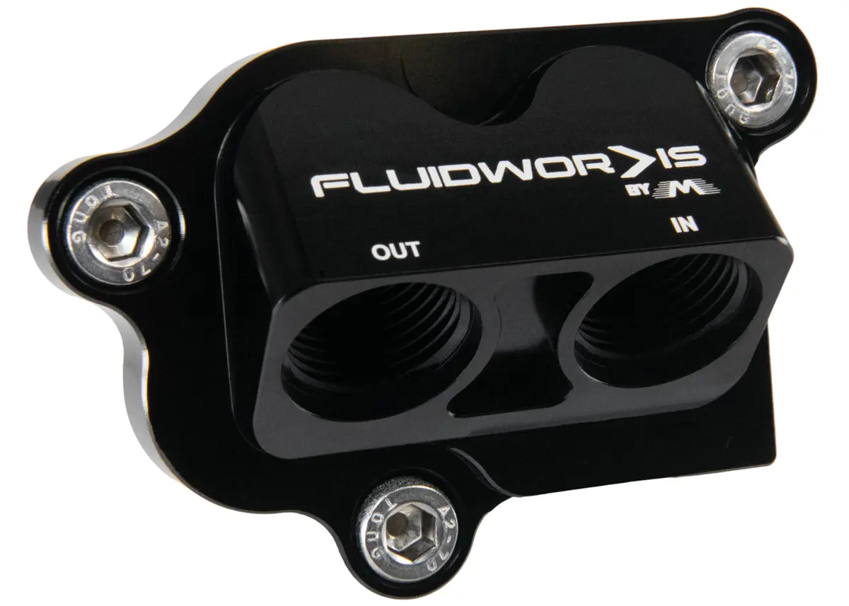 Coyote Ford Oil Remote Oil Filter Adapter Fits Gen 1-3 Engines By Fluidworks 1