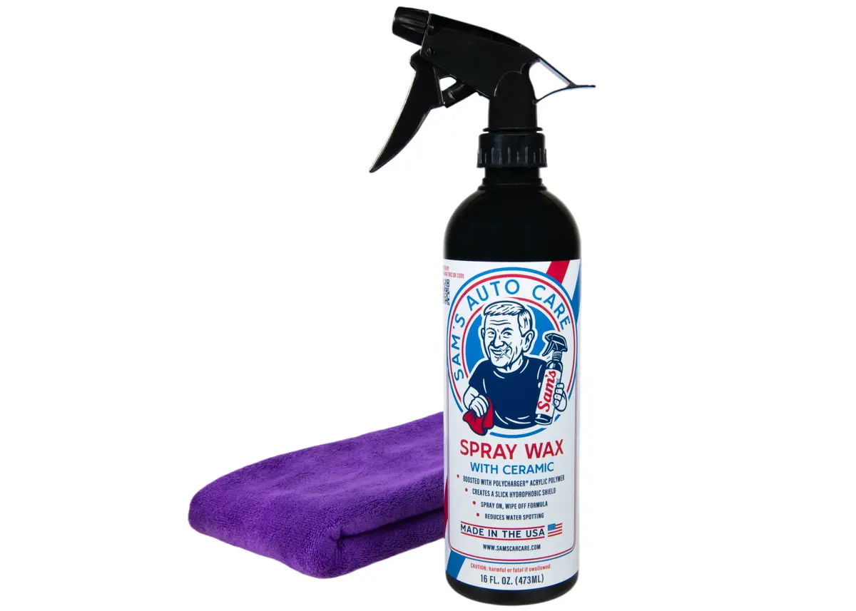 Sam's Spray Wax Kit W/ Microfiber Towel 1