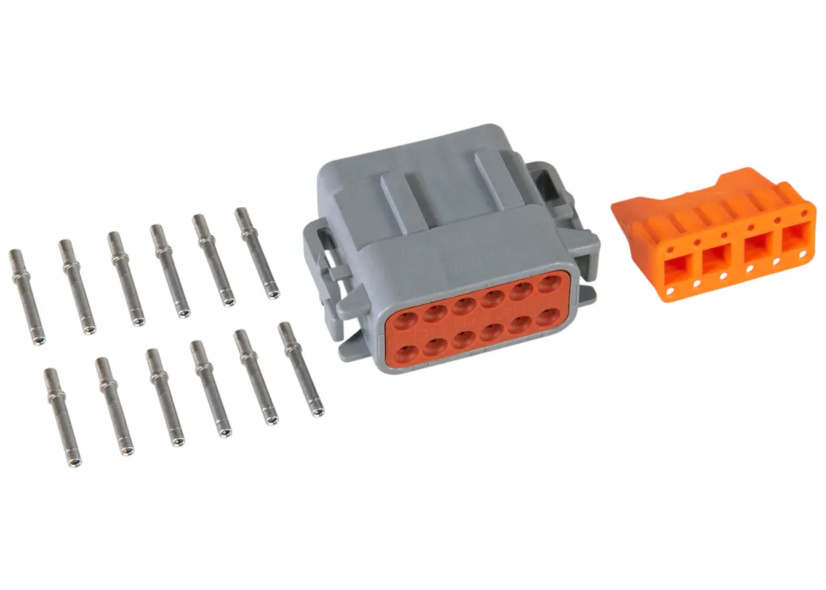 Rife 12 Pin Dtm Connector Kit Male Only 1