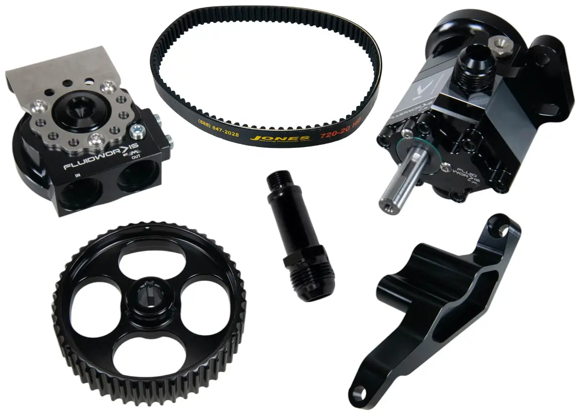 Ls Single Stage External Wet Sump Oiling System Kit 50 Tooth Htd (Passenger Mount) 1