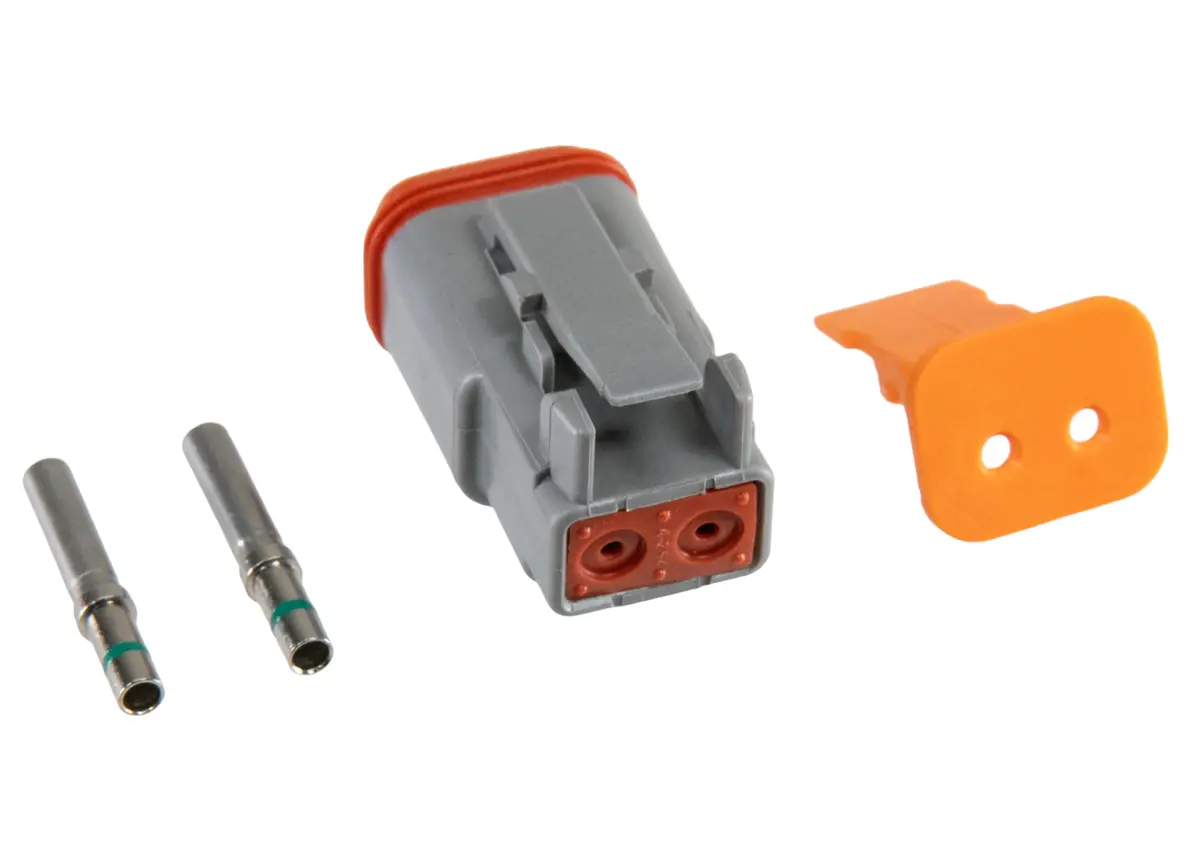 Rife 2 Pin Dt Connector Kit Male Only 1