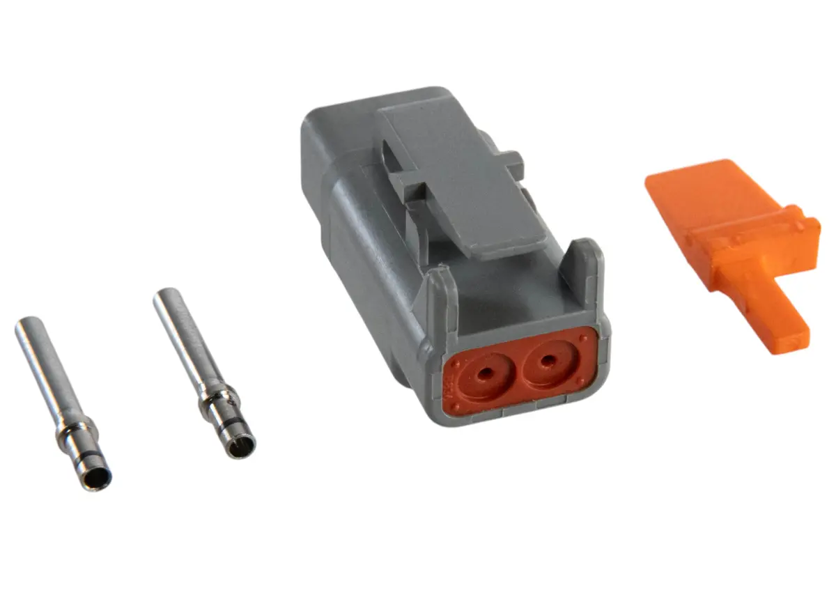 Rife 2 Pin Dtm Connector Kit Male Only 1