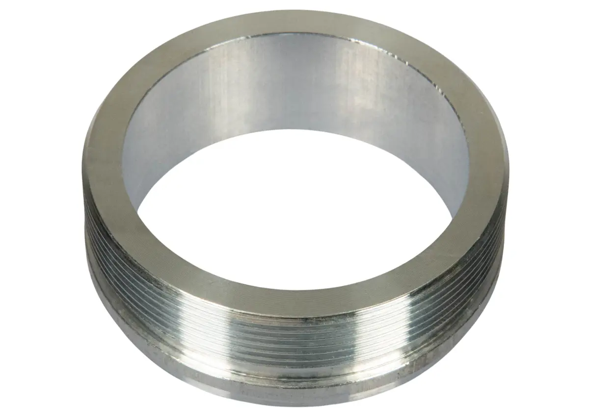 Aluminum Fuel Tank Weld Bung (External Threads) 1