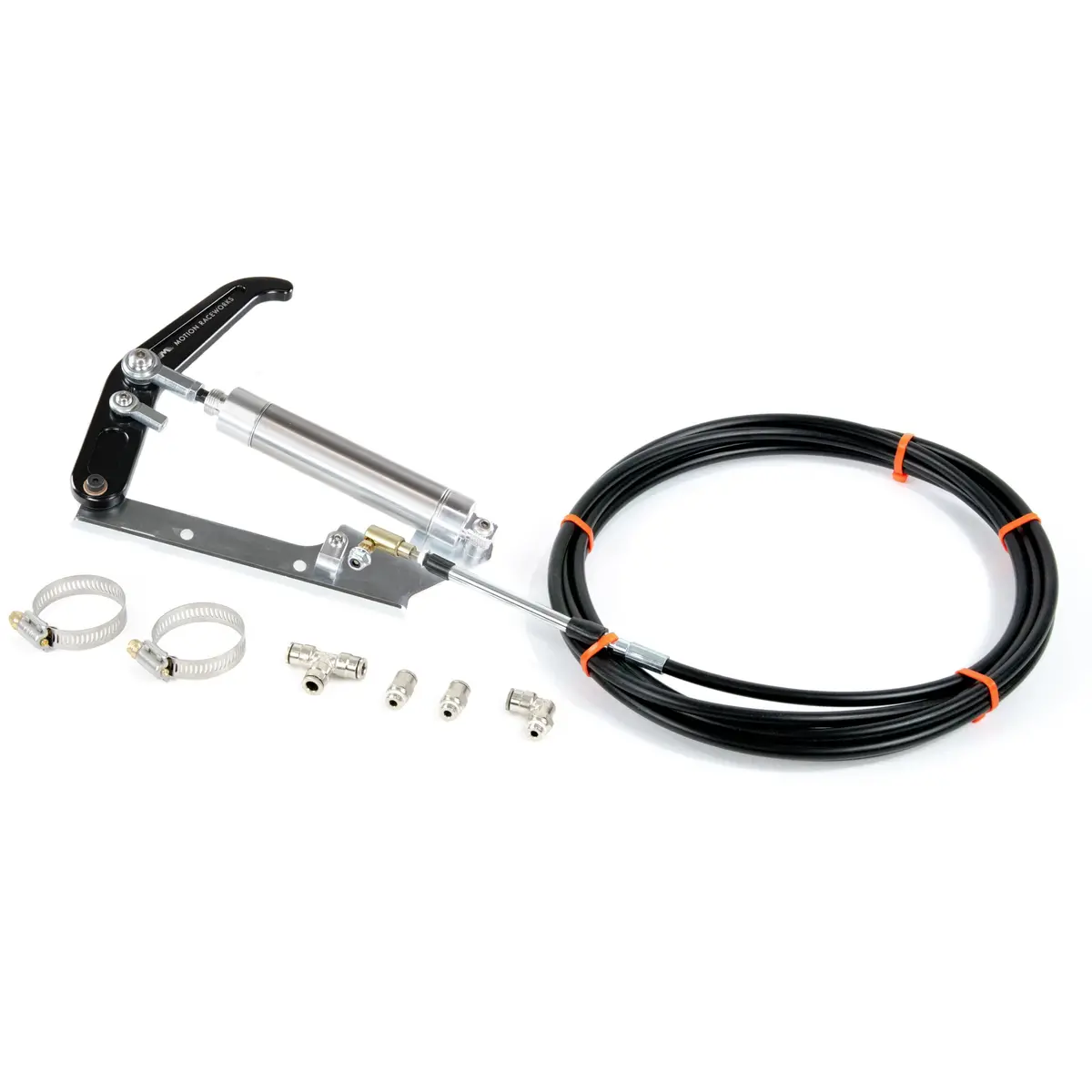Motion Raceworks Black Billet Co2 Activated Parachute Handle Release Lever & Cable Mount Kit 14-030Blk 1