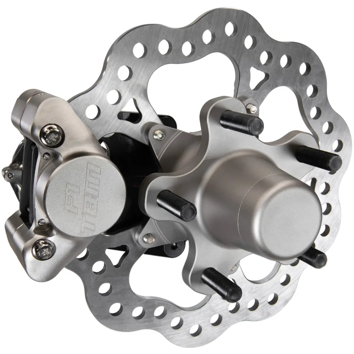 Racecraft 300115 (93-02 Camaro) Ultra Lites 2" Drop Billet Spindle 2 Piston Front Brake Kit (5 On 4.50 Hubs) 1