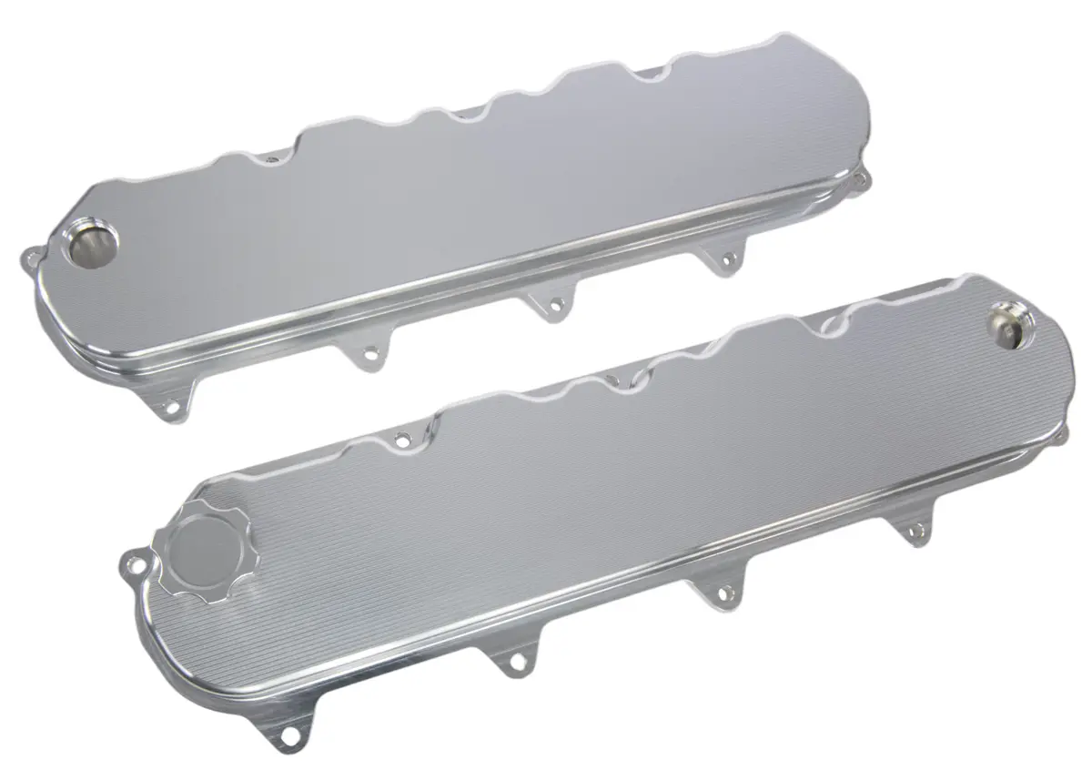 Motion Billet Gen V Lt Valve Covers (Clear Anodized Finish) 11-120 1