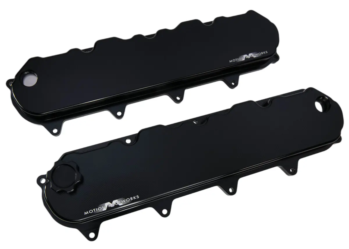 Motion Billet Gen V Lt Valve Covers (Black Anodized Finish) 1