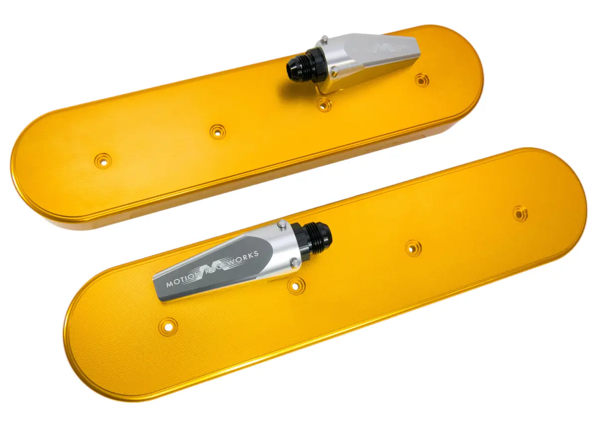 Ls Xtra Clearance Race Gold Anodized Billet Valve Covers 1
