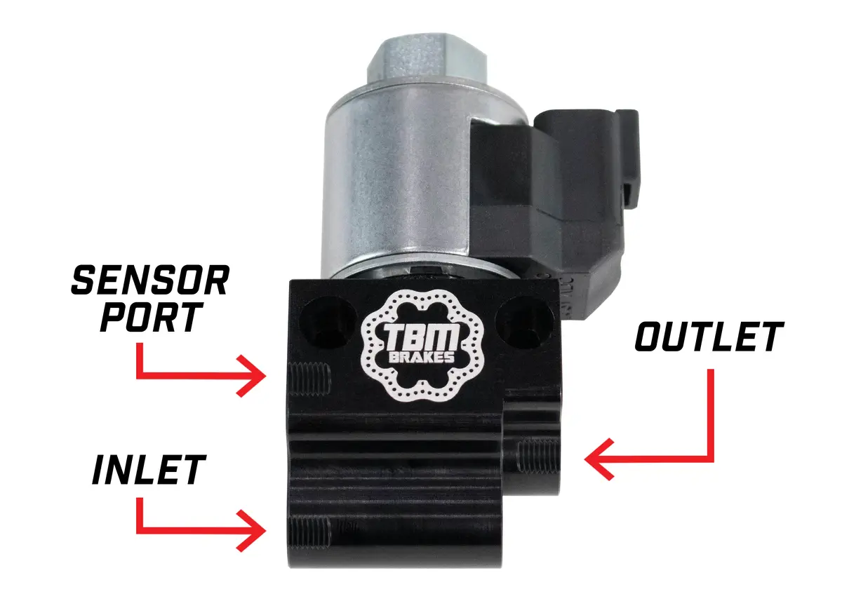 Tbm Brakes Low Amp Line Lock W/ Pressure Sensor Port 52-1022 1