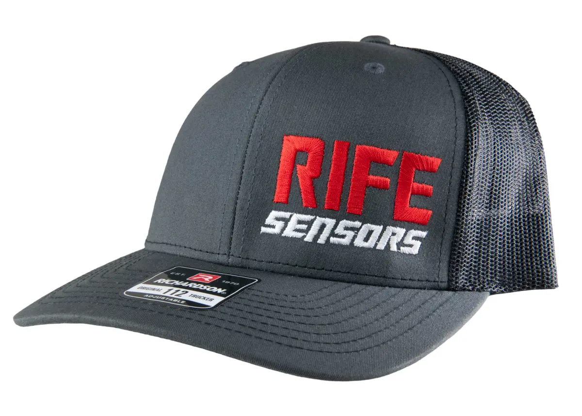 Rife Sensors Charcoal Grey/Black Snapback 1