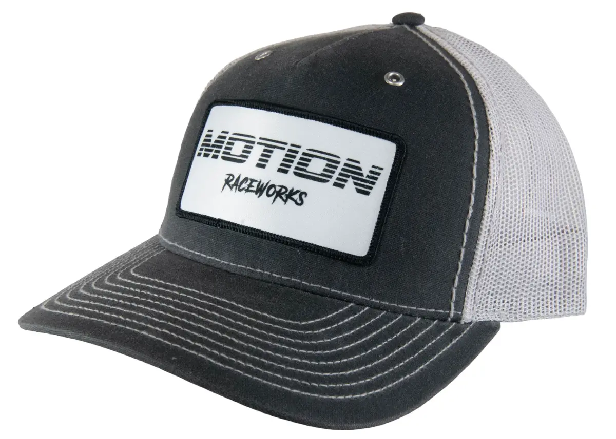 Rhino Trucker Snapback W/ White Retro Patch 1