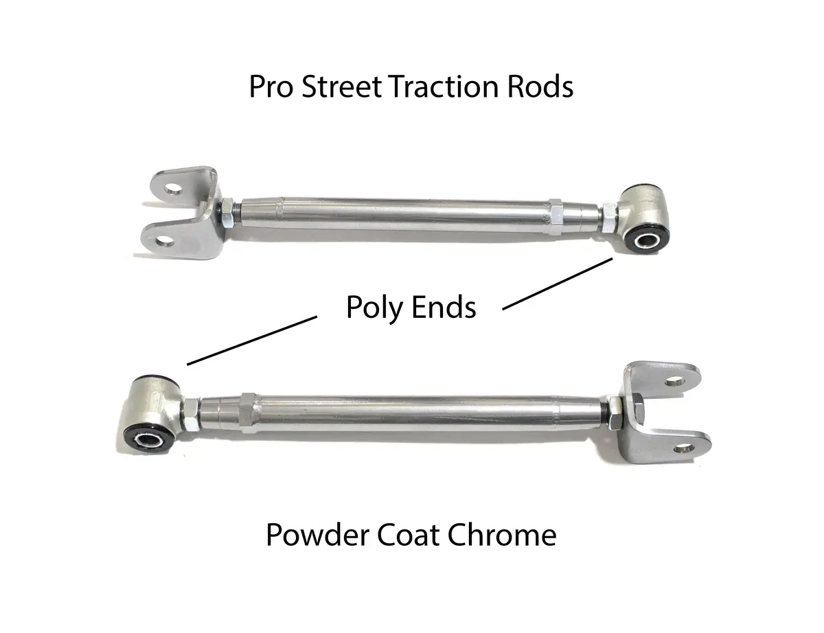 Mx83 Traction Rods - Pro Street - Chrome 1