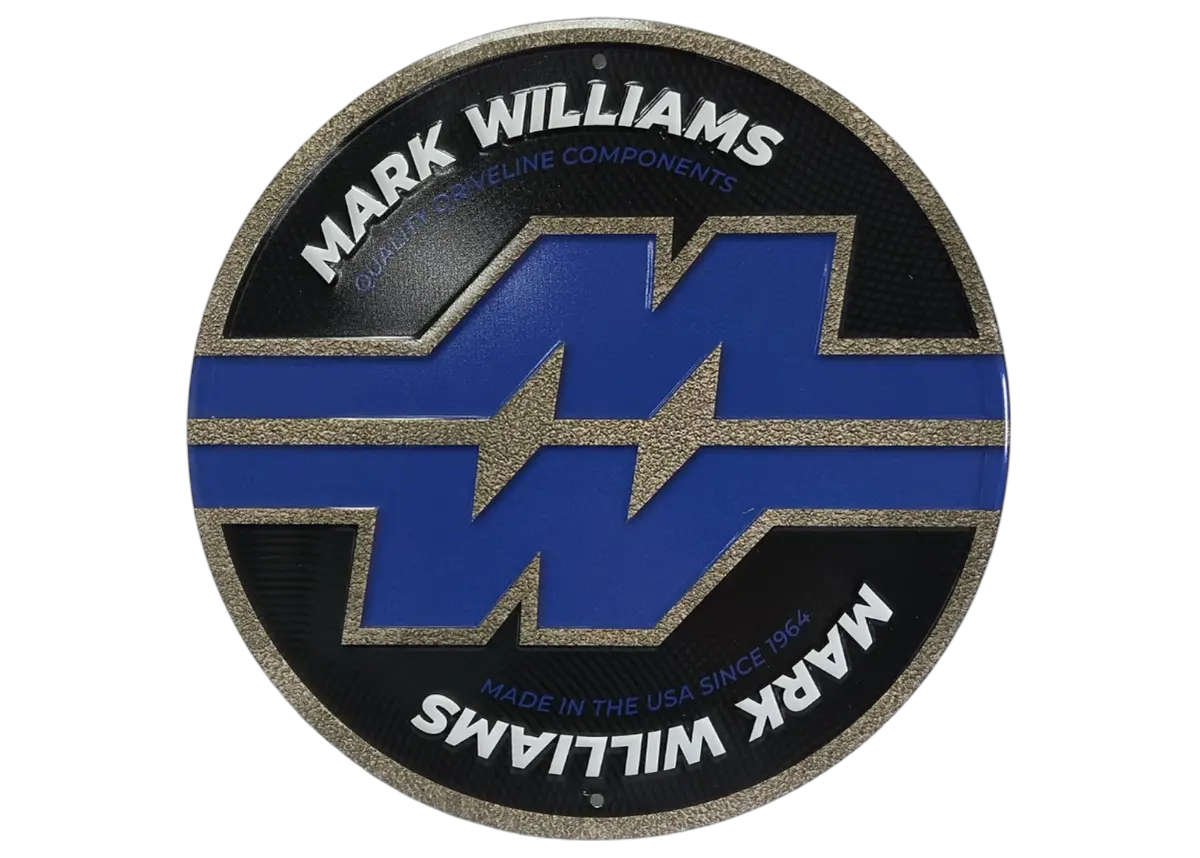 Mark Williams 12" Stamped Metal Sign 1