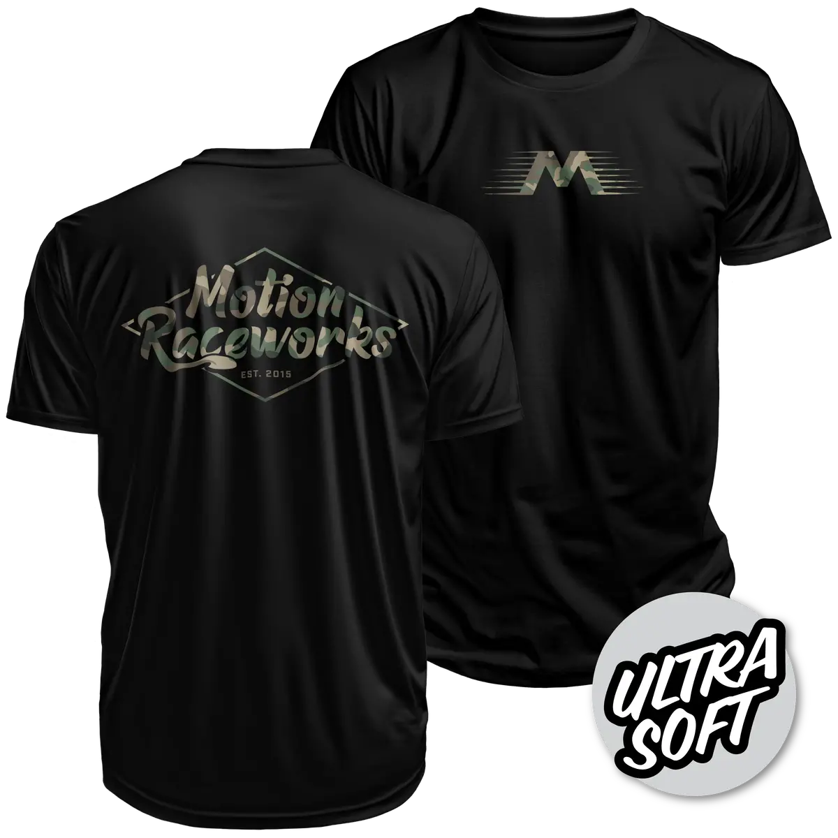 Motion Camoflauge Black Shirt District 1