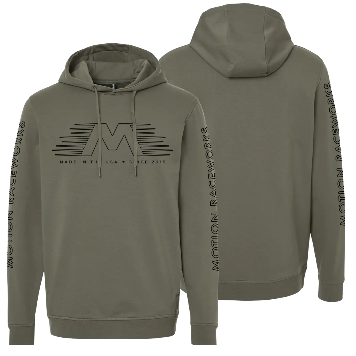 Motion Diamond Performance Hoodie Green Color 1