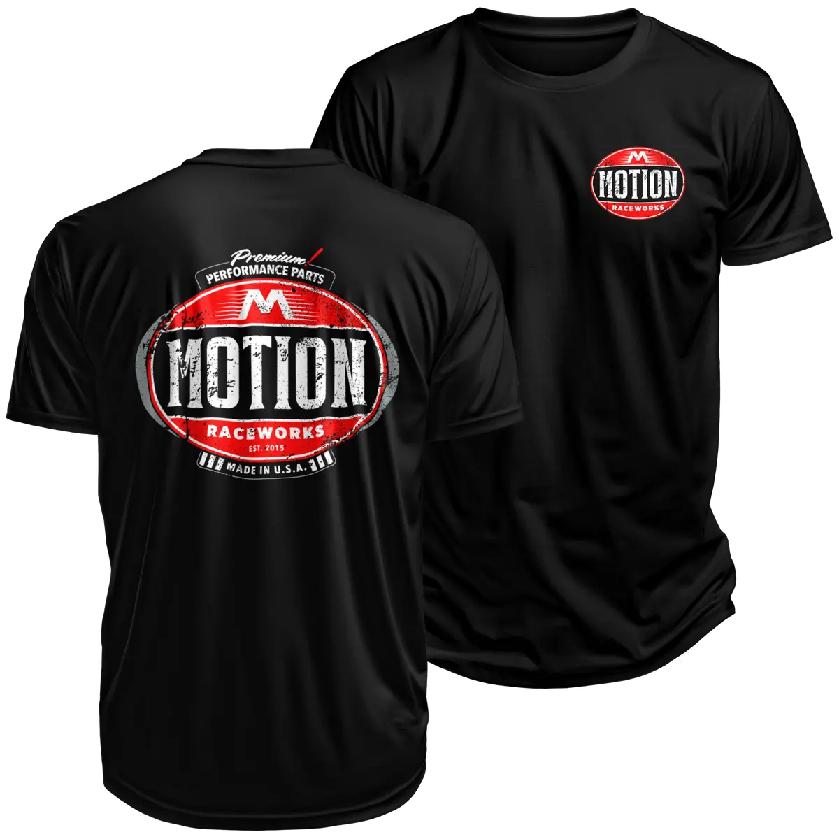 Motion Vintage Oil Can Shirt Black 1
