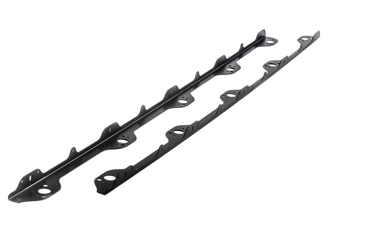 1994-98 Sn95 Ford Mustang Dzus Rails (44.25") Black Anodized 30-10008 1