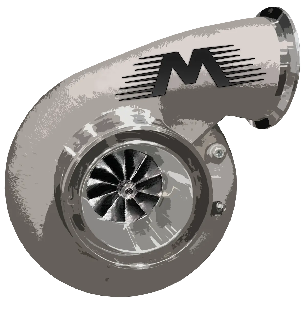 Motion Turbo Decal 2"X1.5" 1