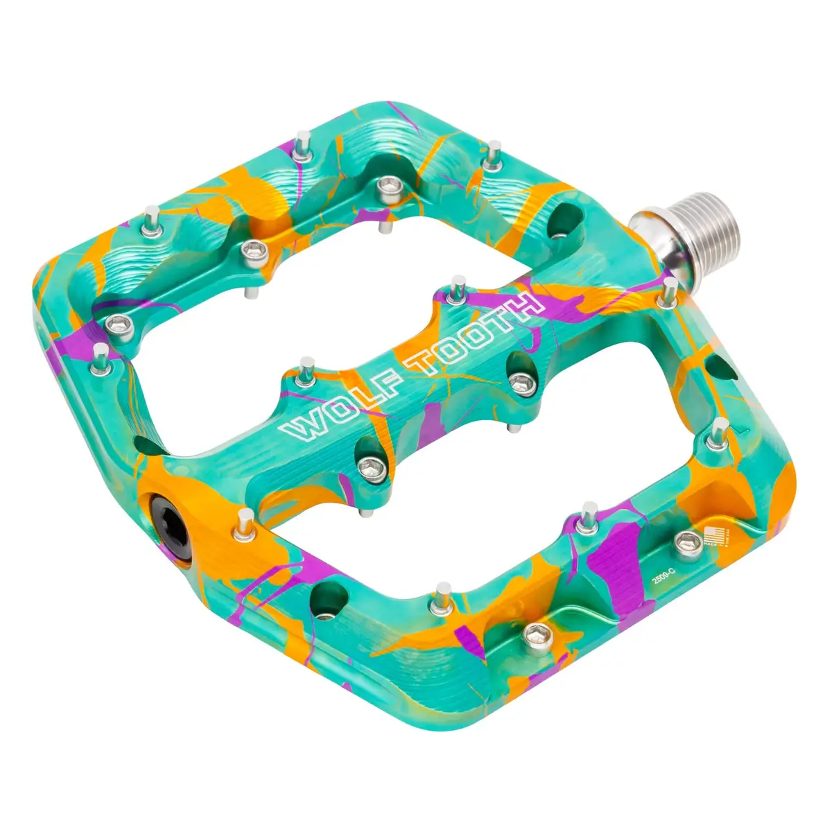 Limited Edition Waveform Aluminum Pedals - Tropical Shirt 1