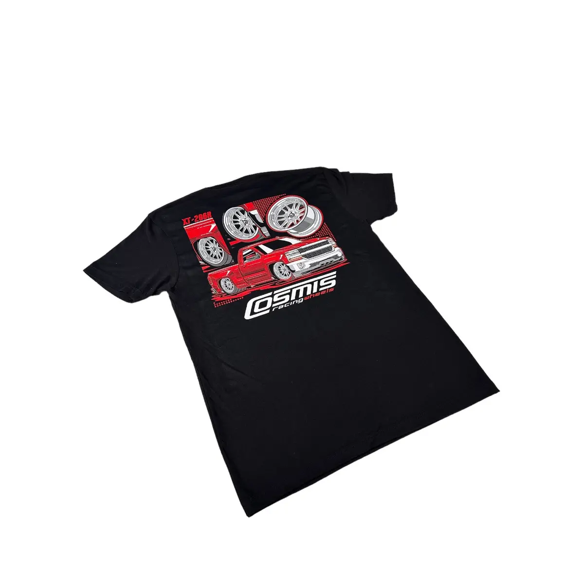 Cosmis Wheels Xt-206R Truck Short Sleeve Black T-Shirt 1