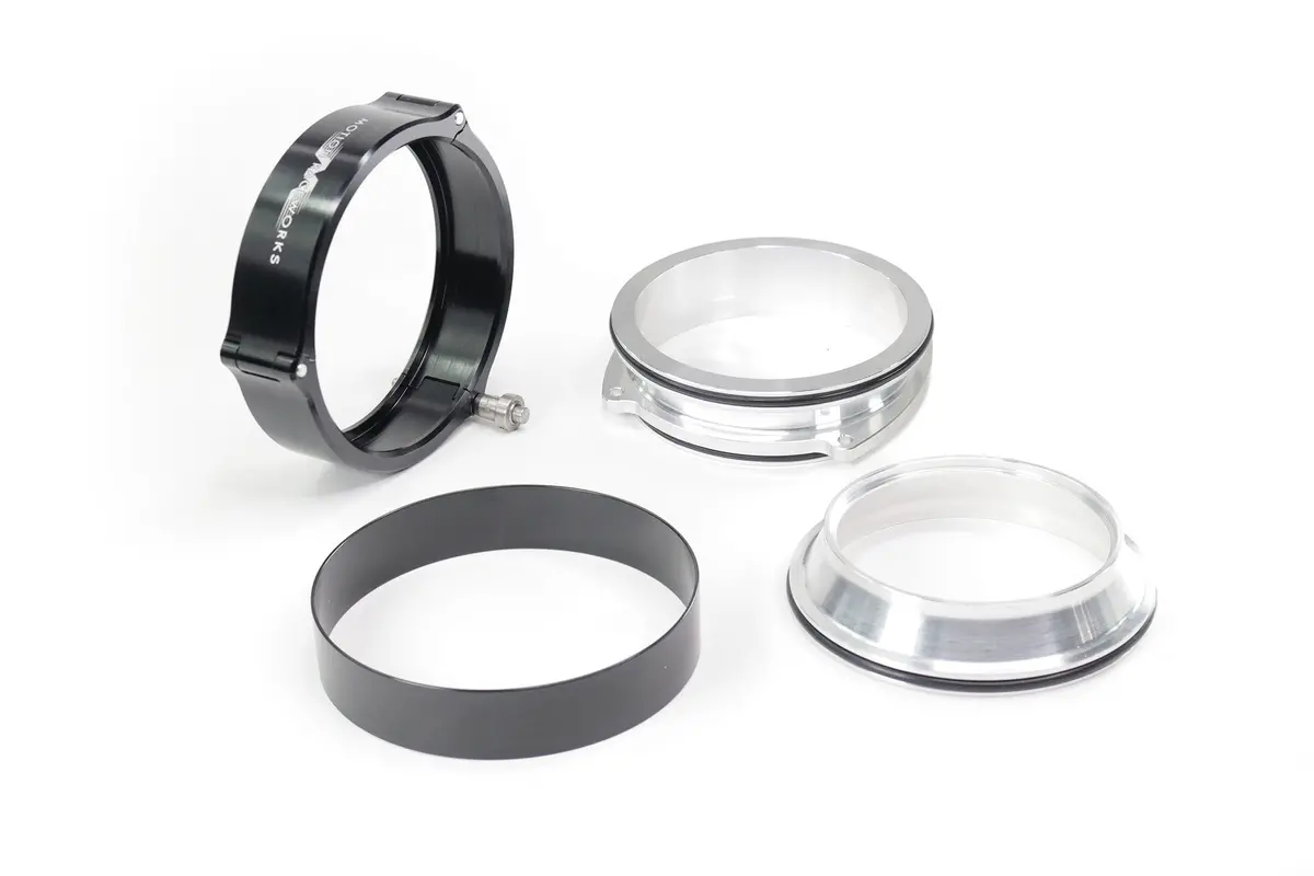 Quick Seal 3.5" Connector W/ Clamp For Bare Icon 92Mm Throttle Body 1