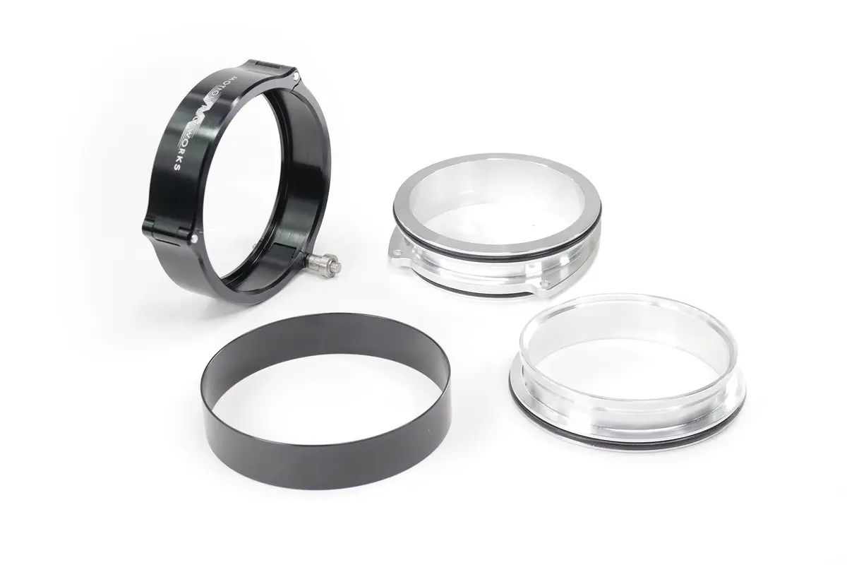 Quick Seal 4" Connector W/ Clamp For Bare Icon 92Mm Throttle Body 1