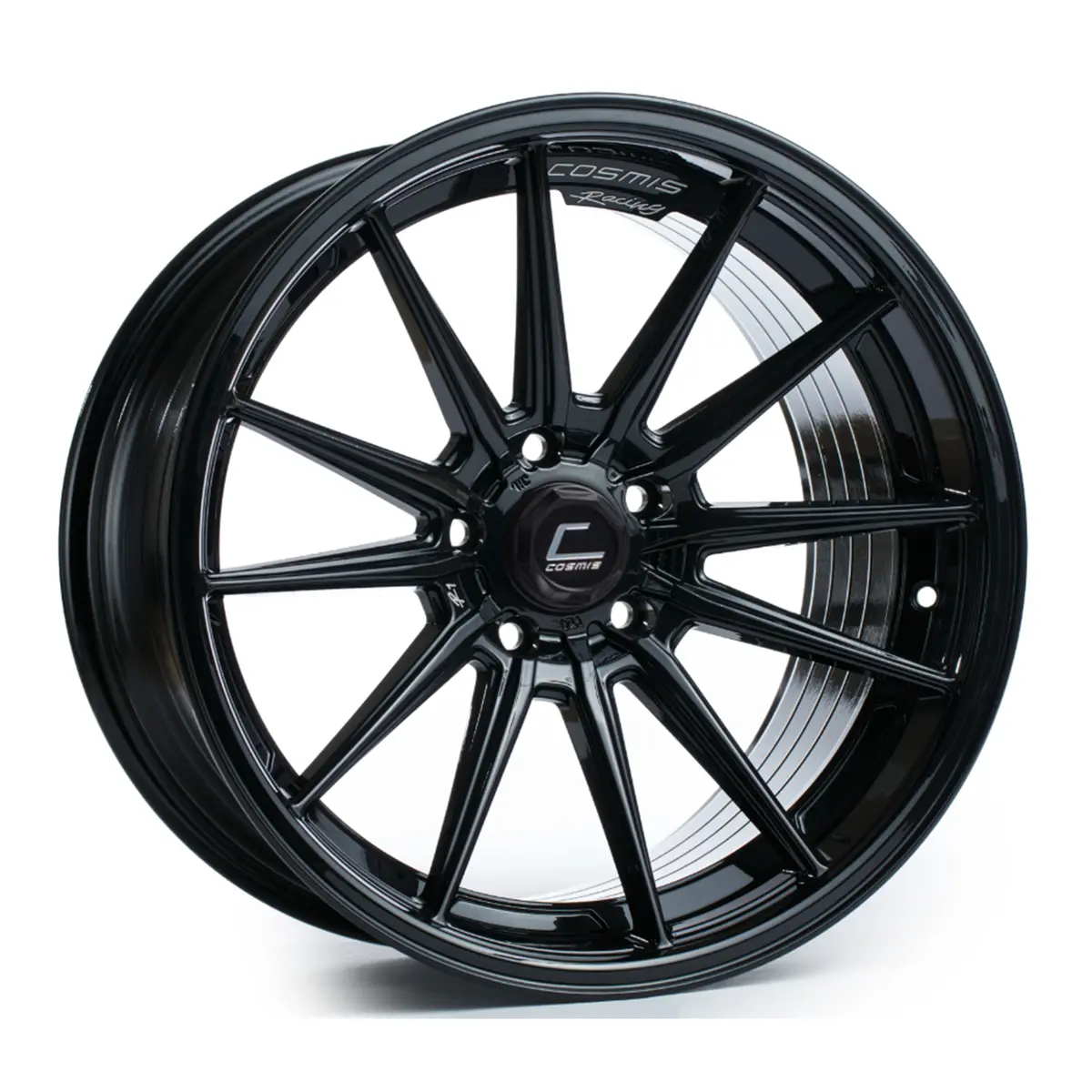 Cosmis Wheels R1 Black Wheel 18X9.5 +35 5X114.3 1