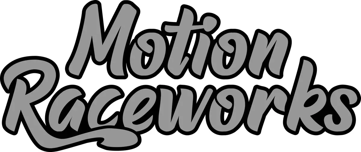 Motion Retro Logo Decal 4X2" 1