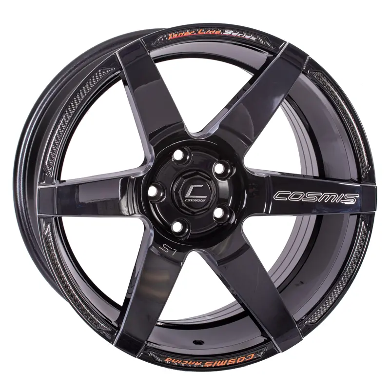S1 | Gloss Black | Milled Spokes | 18X10.5 +5 5X114.3 1
